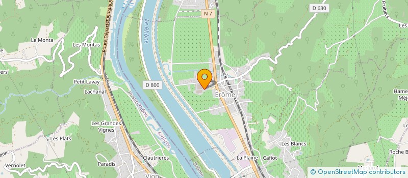 localisation de l'entreprise MADAME ELOISE LAFARGE  EROME