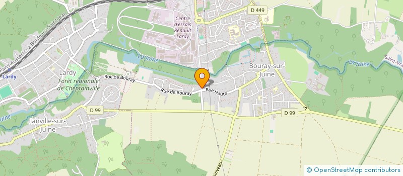 localisation de l'entreprise MADAME ELOISE LAFON  BOURAY-SUR-JUINE