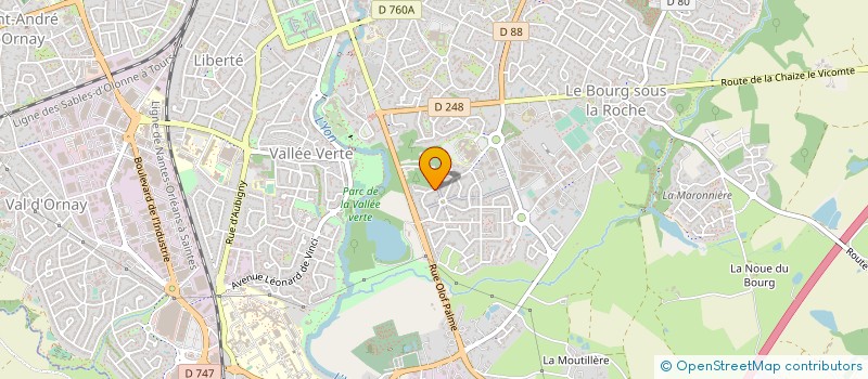localisation de l'entreprise MADAME ELOISE LAMBERT  LA ROCHE-SUR-YON