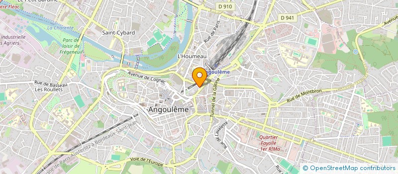 localisation de l'entreprise MADAME ELOISE LAVILLE à ANGOULEME