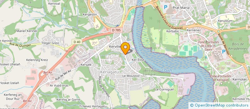 localisation de l'entreprise MADAME ELOISE LE MASLE à QUIMPER