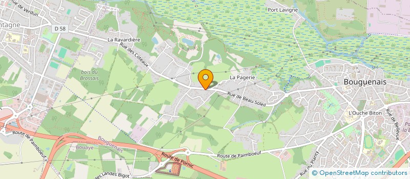 localisation de l'entreprise MADAME ELOISE LEGENDRE  LE BIGNON