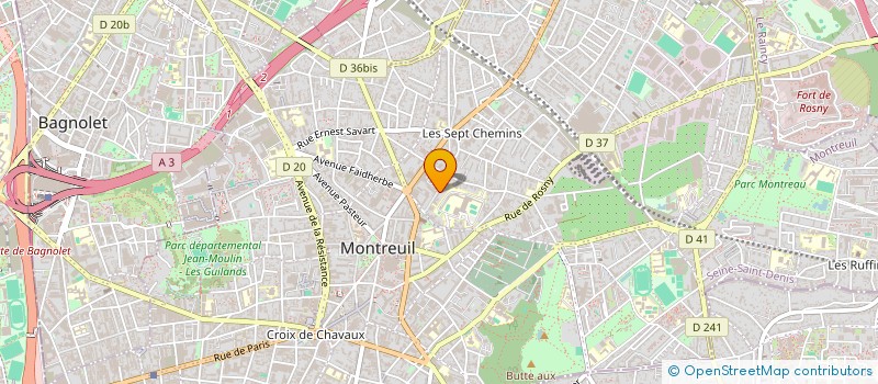 localisation de l'entreprise MADAME ELOISE LEMARCHAND à MONTREUIL