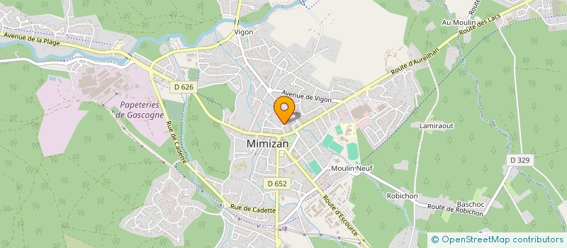 localisation de l'entreprise MADAME ELOISE LEPAGE  MIMIZAN