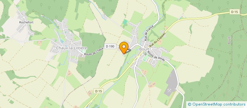 localisation de l'entreprise MADAME ELOISE LESTAGE  BOULT