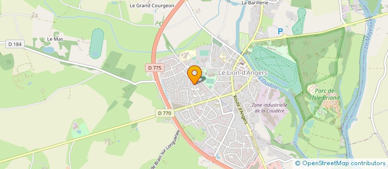 localisation de l'entreprise MADAME ELOISE LOCHARD  LE LION D'ANGERS