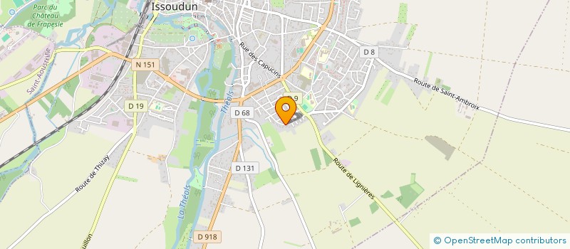 localisation de l'entreprise MADAME ELOISE MADROLLE à ISSOUDUN