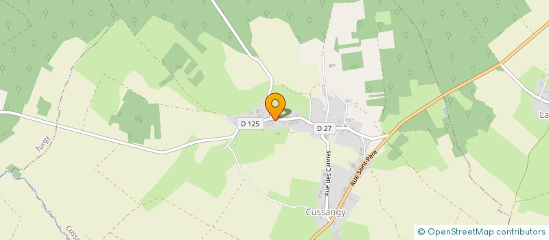 localisation de l'entreprise MADAME ELOISE MAILLOT  CUSSANGY