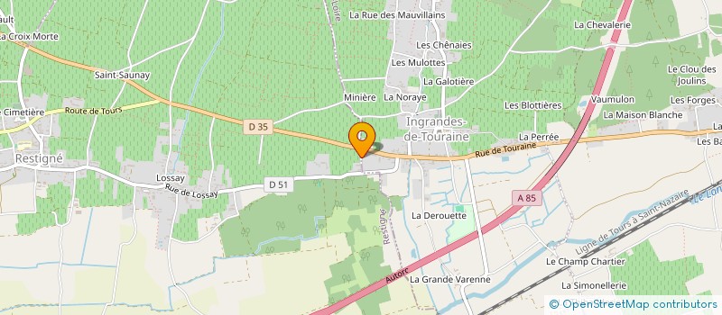 localisation de l'entreprise MADAME ELOISE MAILLOT  COTEAUX-SUR-LOIRE