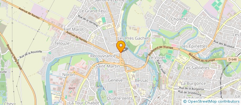 localisation de l'entreprise MADAME ELOISE MANDIN  NIORT