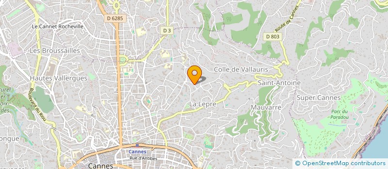 localisation de l'entreprise MADAME ELOISE MANZONE à CANNES