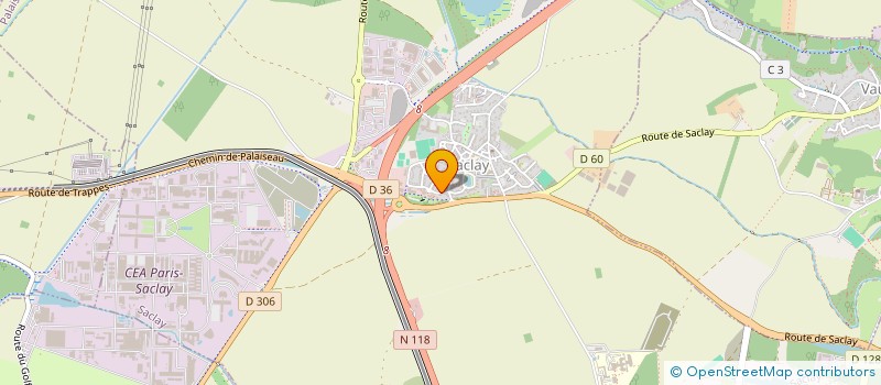 localisation de l'entreprise MADAME ELOISE MARTIN-TOUCHET  SACLAY