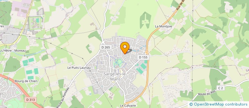 localisation de l'entreprise MADAME ELOISE MATHIEU à SARGE-LES-LE-MANS