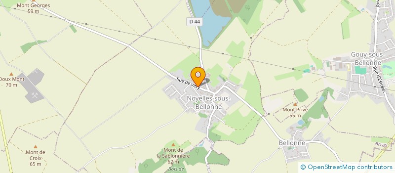 localisation de l'entreprise MADAME ELOISE MINETTO  NOYELLES-SOUS-BELLONNE