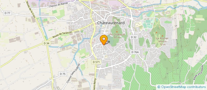 localisation de l'entreprise MADAME ELOISE MUZELET à CHATEAURENARD