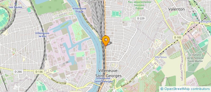 localisation de l'entreprise MADAME ELOISE NESTORET  VILLENEUVE-SAINT-GEORGES