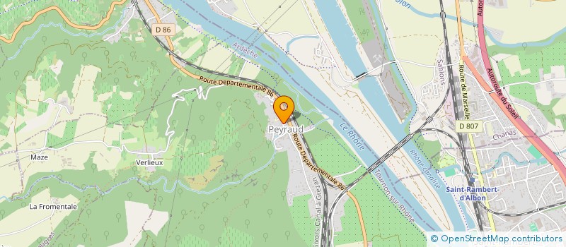 localisation de l'entreprise MADAME ELOISE ODDOUX  PEYRAUD