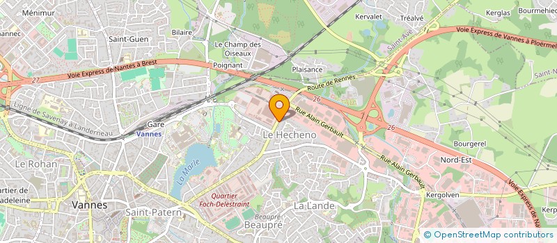 localisation de l'entreprise MADAME ELOISE PALLER à VANNES