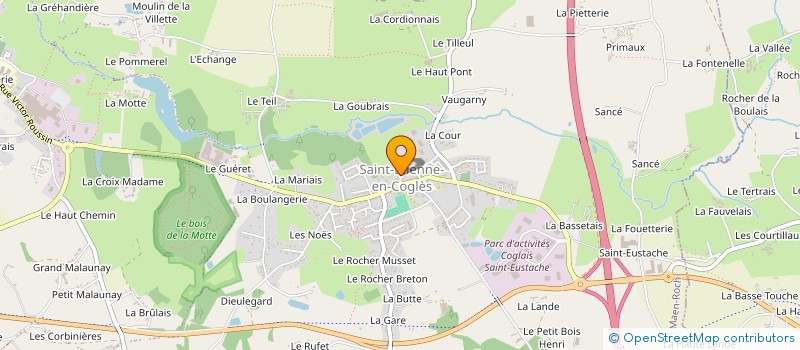 localisation de l'entreprise MADAME ELOISE PARE  MAEN ROCH