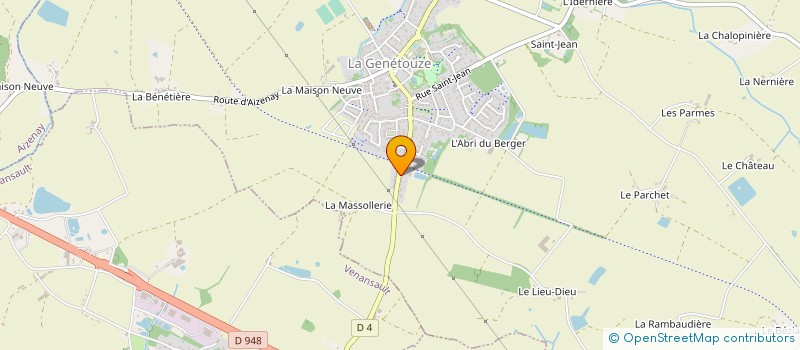 localisation de l'entreprise MADAME ELOISE PARPAILLON  LA GENETOUZE