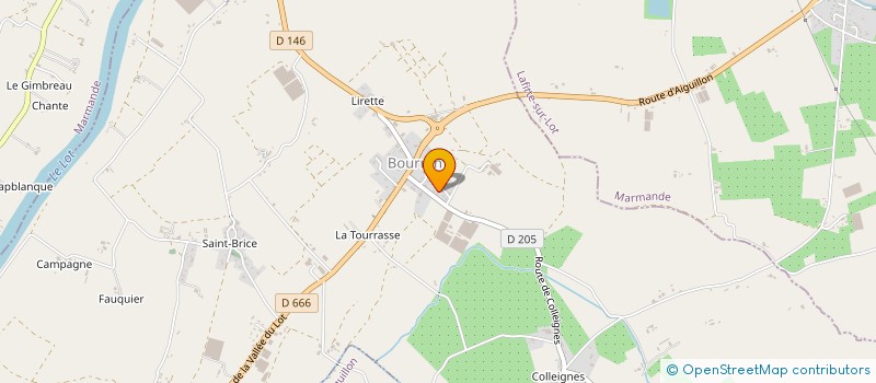 localisation de l'entreprise MADAME ELOISE PINZINI  AIGUILLON