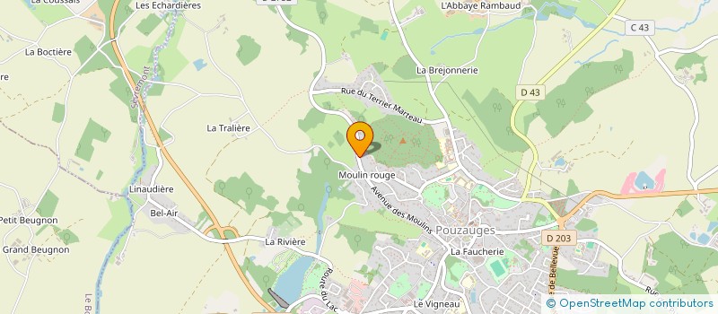 localisation de l'entreprise MADAME ELOISE PUAUD  POUZAUGES