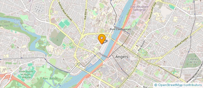 localisation de l'entreprise MADAME ELOISE RABATE à ANGERS