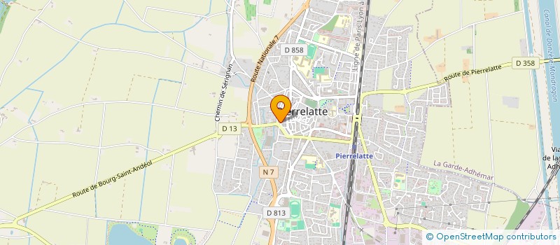 localisation de l'entreprise MADAME ELOISE RAFFIN à PIERRELATTE