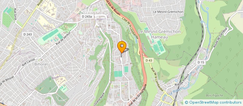 localisation de l'entreprise MADAME ELOISE RAFFRAY à ROUEN