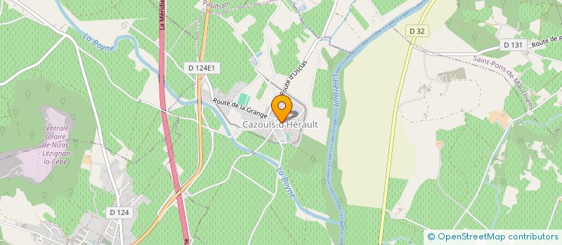 localisation de l'entreprise MADAME ELOISE REY-ARCHIMBAUD  CAZOULS-D'HERAULT