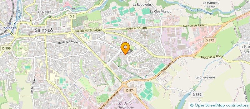 localisation de l'entreprise MADAME ELOISE ROSE  SAINT-LO