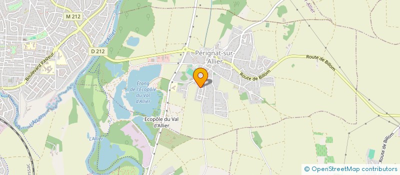 localisation de l'entreprise MADAME ELOISE ROVIRA  PERIGNAT-SUR-ALLIER