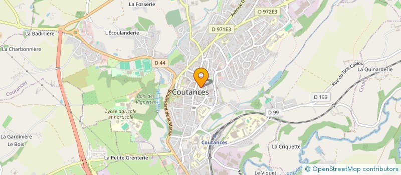 localisation de l'entreprise MADAME ELOISE RUAULT  COUTANCES