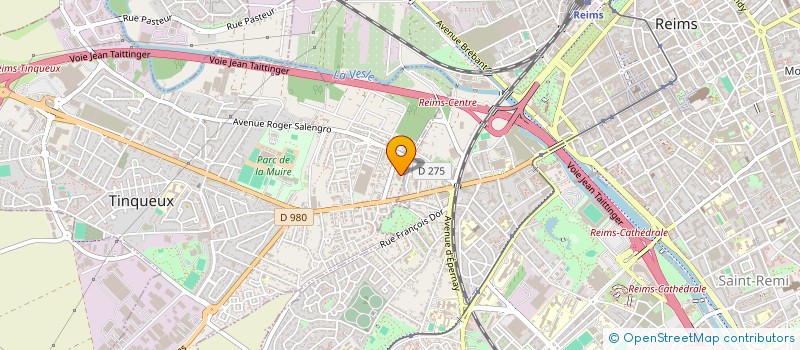 localisation de l'entreprise MADAME ELOISE RUIVO  TINQUEUX