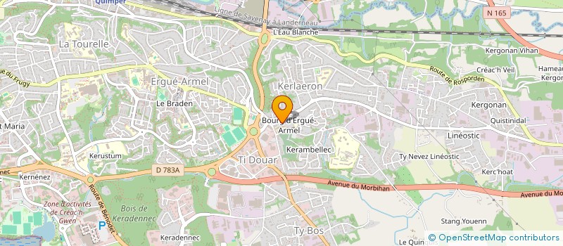 localisation de l'entreprise MADAME ELOISE RYO  QUIMPER