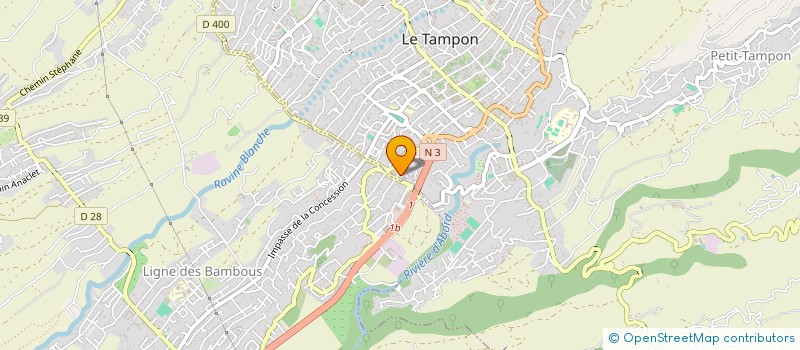 localisation de l'entreprise MADAME ELOISE SALVE  LE TAMPON