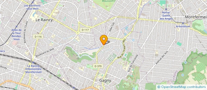 localisation de l'entreprise MADAME ELOISE SCHOTTE  GAGNY