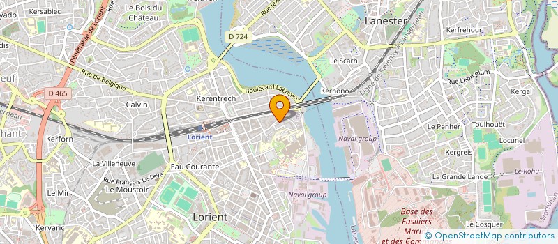 localisation de l'entreprise MADAME ELOISE SEYFRIED  LORIENT