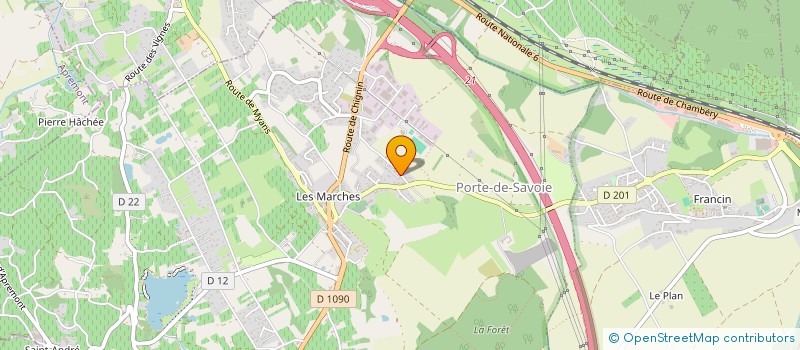 localisation de l'entreprise MADAME ELOISE TERRASSE--CARIO  PORTE-DE-SAVOIE