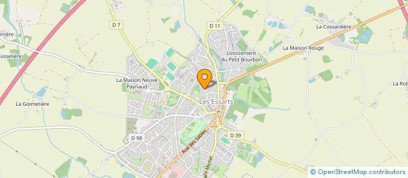 localisation de l'entreprise MADAME ELOISE TIFFOIN  ESSARTS-EN-BOCAGE