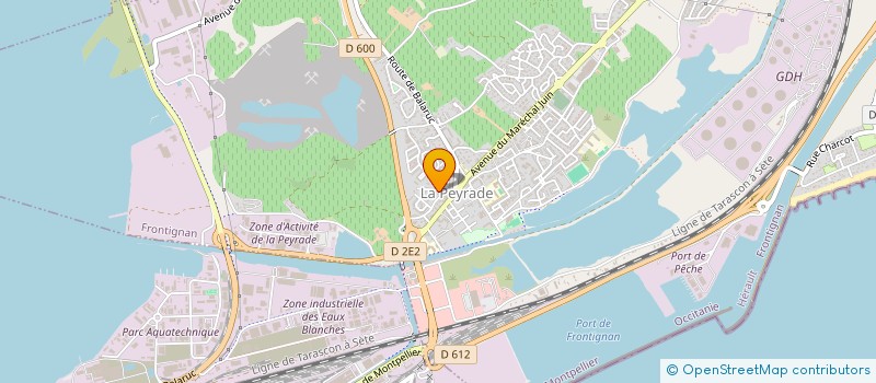 localisation de l'entreprise MADAME ELOISE TORRES à FRONTIGNAN