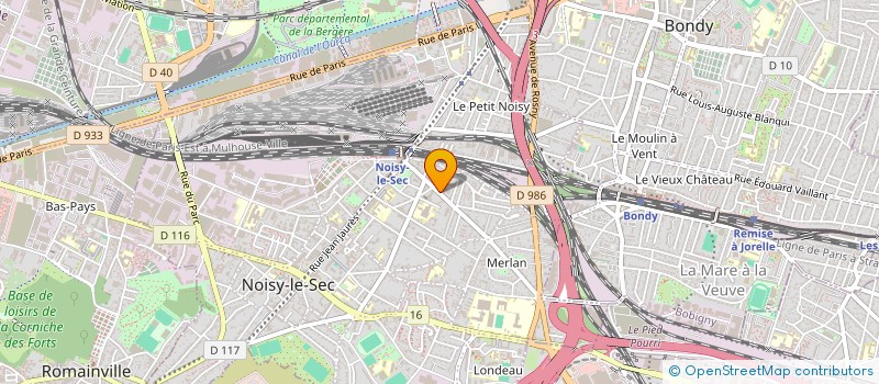 localisation de l'entreprise MADAME ELOISE VERONESI à NOISY-LE-SEC