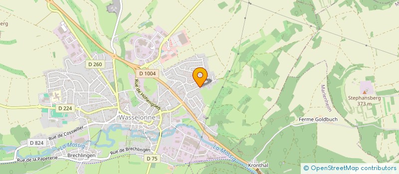 localisation de l'entreprise MADAME ELOISE WALTER  WASSELONNE