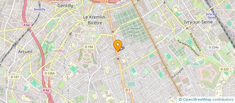 localisation de l'entreprise MADAME ELOISE WASERMAN  VILLEJUIF