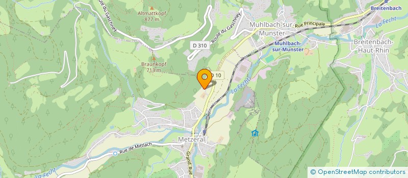 localisation de l'entreprise MADAME ELOISE ZETTEL  METZERAL