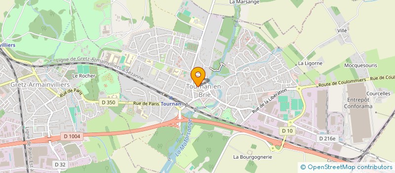 localisation de l'entreprise MADAME ELONA GROZAVU  TOURNAN-EN-BRIE