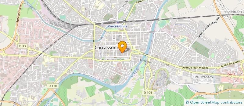 localisation de l'entreprise MADAME ELONA GUINEBERT à CARCASSONNE