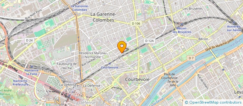 localisation de l'entreprise MADAME ELONA HASANAJ à COURBEVOIE