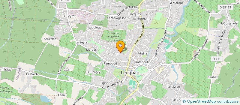 localisation de l'entreprise MADAME ELORA DELOLME  LEOGNAN