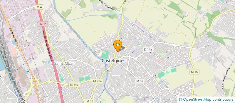 localisation de l'entreprise MADAME ELORA DEPARIS  CASTELGINEST